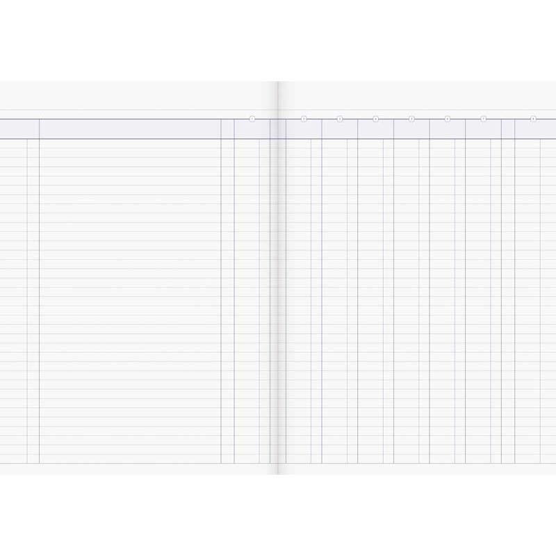Milford A4 8 Money Column 26 Leaf Limp Analysis Book