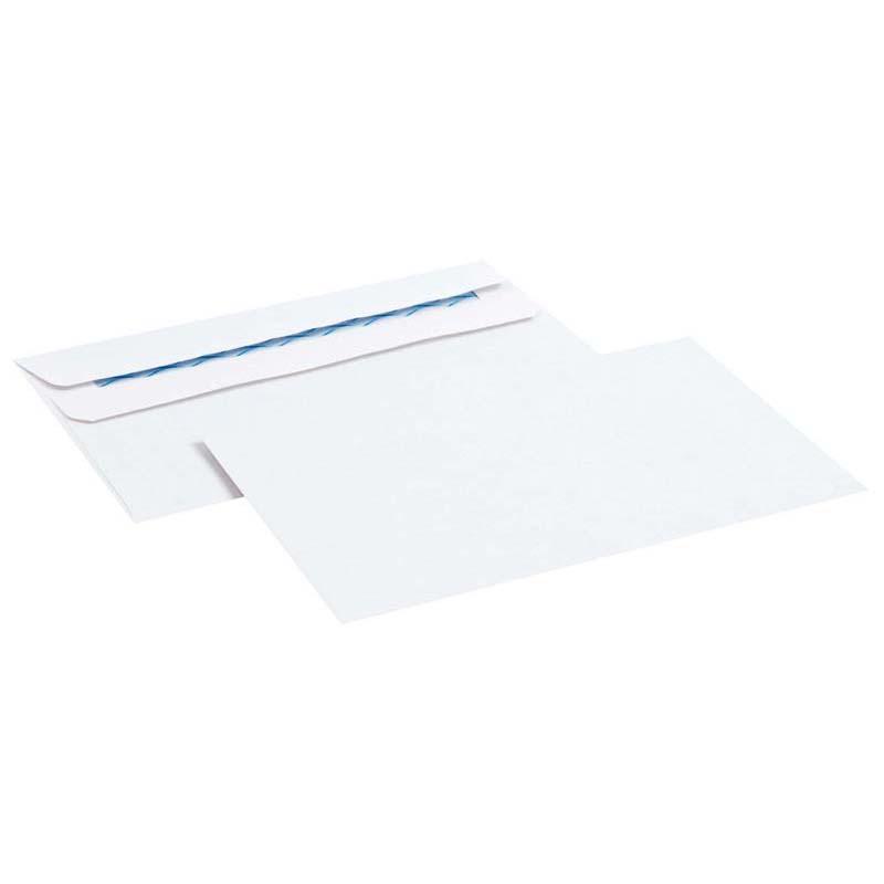 Croxley E13 Seal Easi Box 500 envelopes in white, 165mm x 92mm, 80 GSM, ideal for secure mailing of documents.