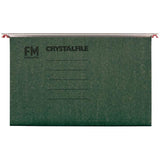 FM File Suspension Crystalfile Green Box 50 Foolscap