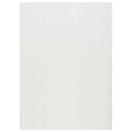 Gloss white presentation folders with double pockets and card slits, ideal for organizing documents at corporate events.