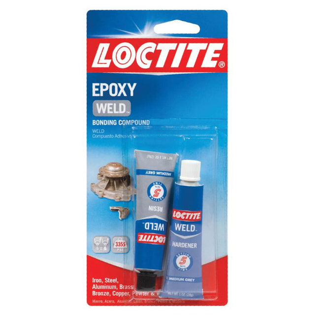 Loctite 3805 Epoxy Weld 56g tube for strong, versatile bonding of metal, plastic, wood, and ceramics in DIY and repairs.