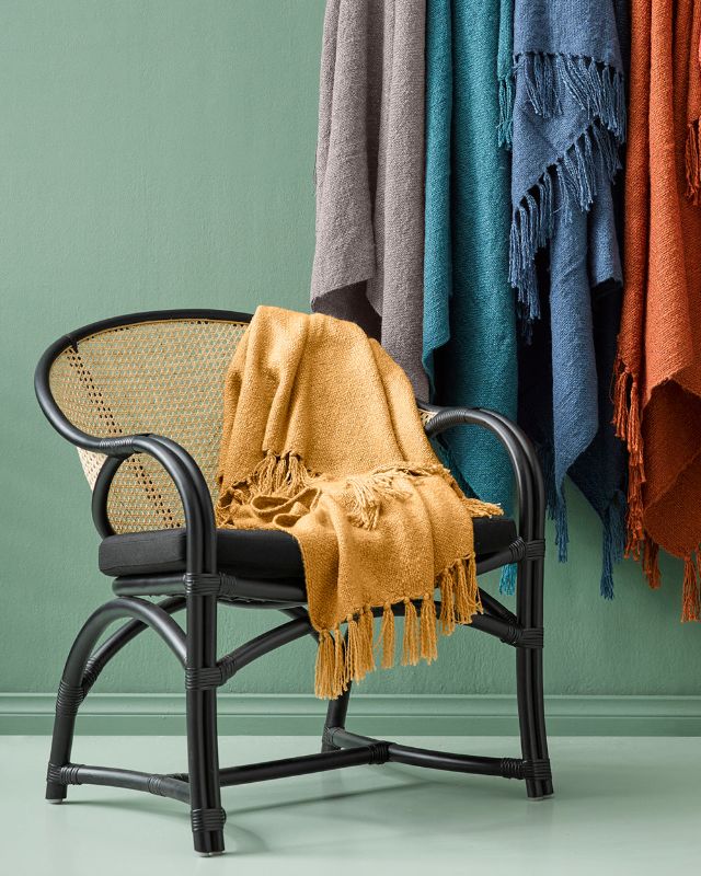 Serenade Throw - Dusky Rose 125x150cm - OLLO