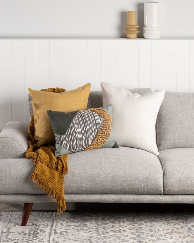 Pollock Cushion - Navy 35x50cm
