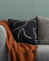 Alejandro Cushion - Black 45x45cm - OLLO