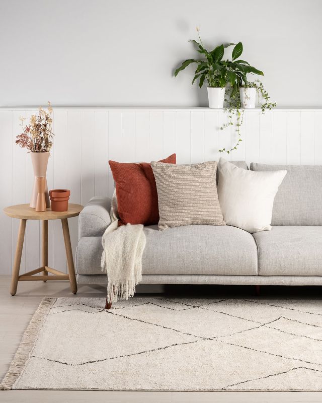 Harris Cushion - Black 50x50cm - OLLO