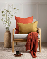 Milano Cushion - Brick 55x55cm - OLLO