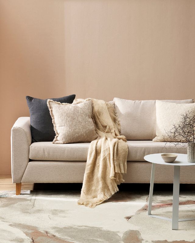 Milano Cushion - Charcoal 55x55cm - OLLO