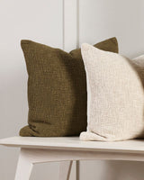Bardot Cushion - Olive 50x50cm - OLLO
