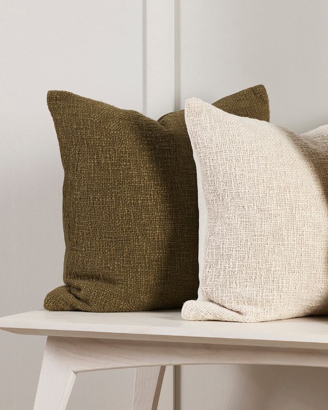 Bardot Cushion - Ivory 50x50cm - OLLO