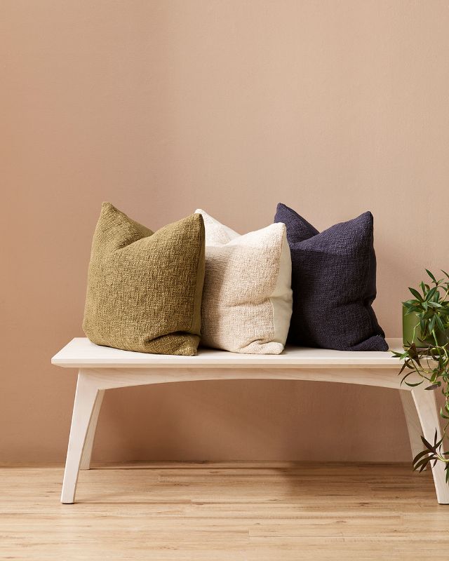 Bardot Cushion - Ivory 50x50cm - OLLO