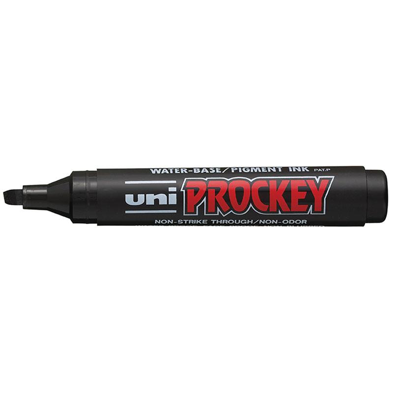 Uni Prockey Marker 5.7mm Chisel Tip Black PM-126