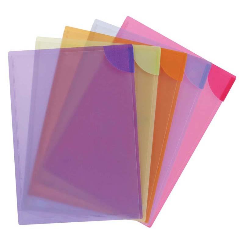 Avery Colour Lock Files A4 Assorted Pack 5