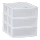 Taurus Desk Organiser 3 Drawer A4 White