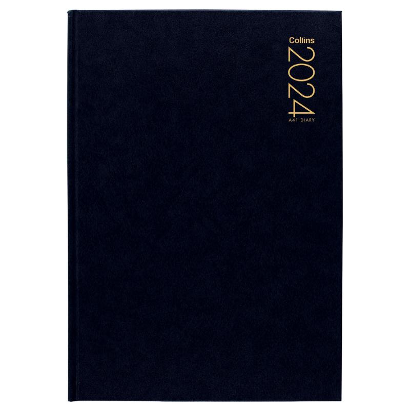 Collins Diary A41 Black Even Year