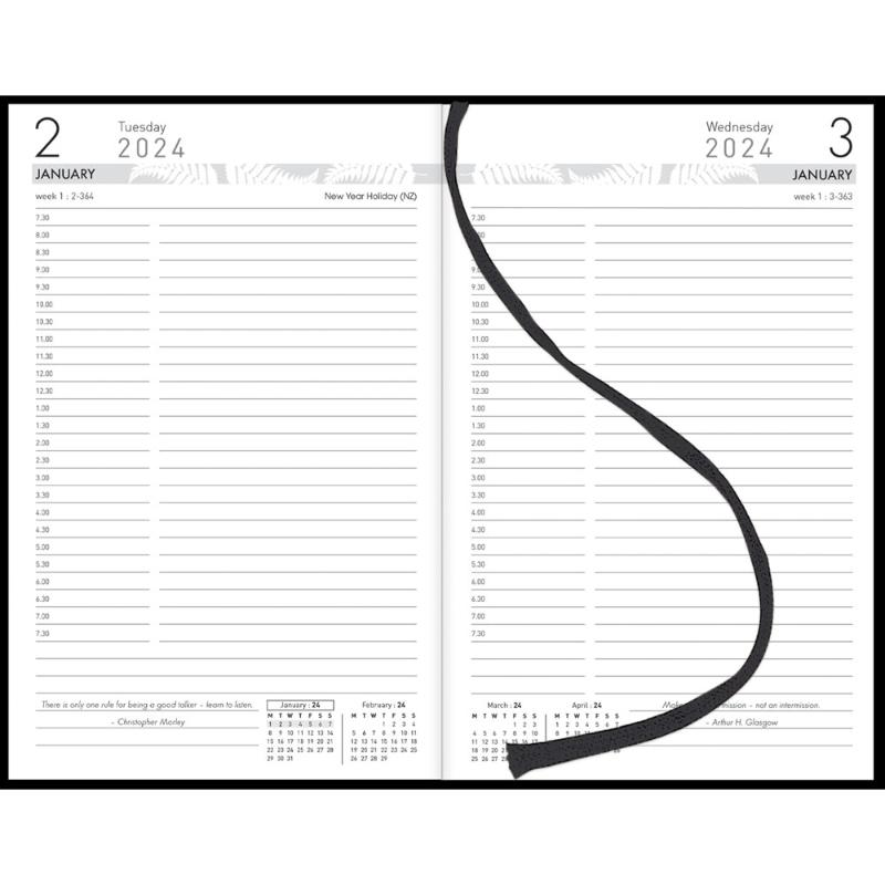 Collins Diary 81EA Black Even Year