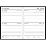 Collins Diary A72 Black Even Year