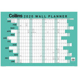 Collins Wallplanner A2 Laminated Even Year