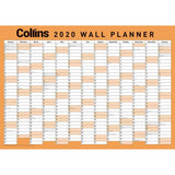 Collins Wallplanner A3 Laminated Even Year