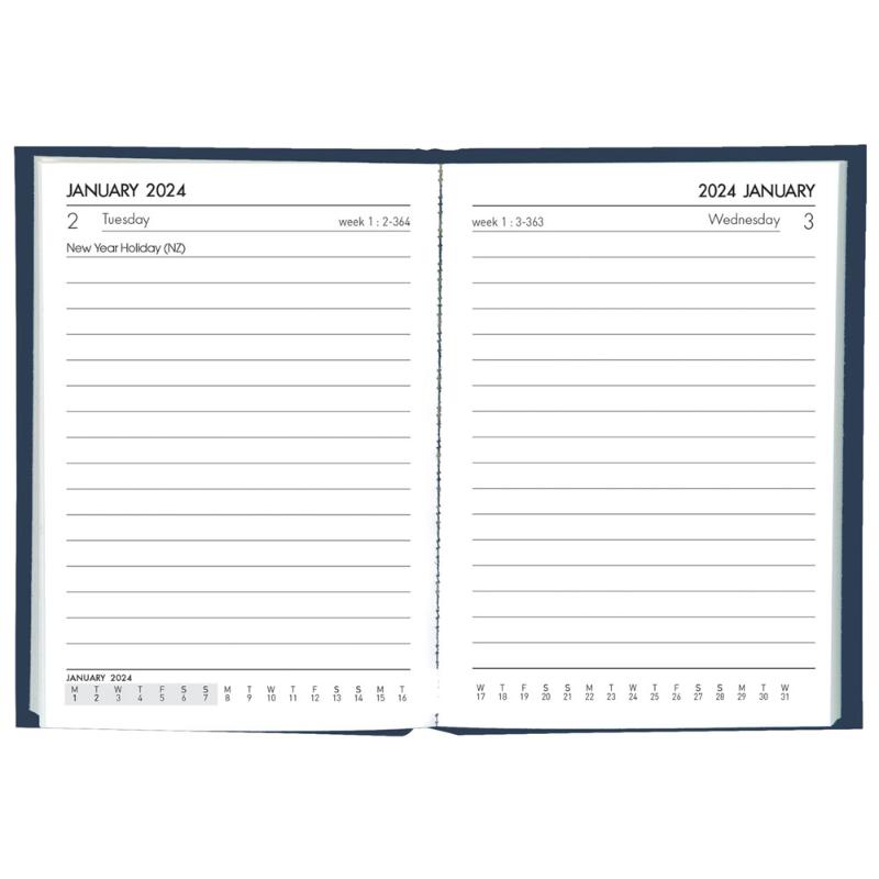 Collins Diary A71 Navy Even Year