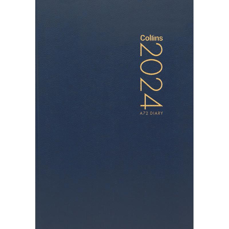 Collins Diary A72 Navy Even Year