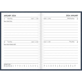 Collins Diary A72 Navy Even Year
