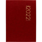 Collins Diary A72 Red Even Year