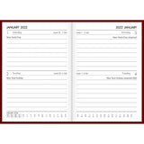 Collins Diary A72 Red Even Year