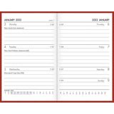 Collins Diary A73P Red Even Year