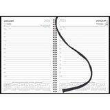 Collins Boston A51 Day To Page Diary Black Wiro Even Year