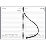 Collins Boston A51 Day To Page Diary Navy Wiro Even Year
