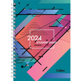 Collins Students A53 Week to View Diary Spiral Even Year