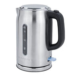 Cuisinart Signature Kettle (1.7L) with stainless steel finish, rapid boil, one-touch lid, and dual water windows for easy use.