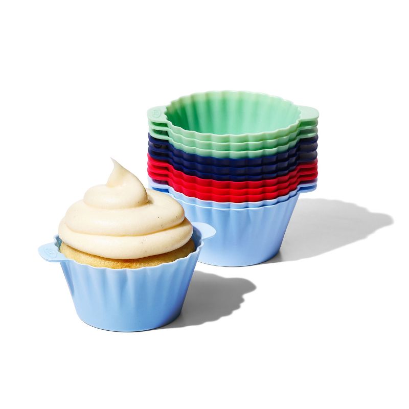 OXO - Silicone Backing Cups - 12 Pack Assorted