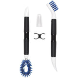 OXO Good Grips Kitchen Appliance Cleaning Set with brushes and scrapers for deep cleaning hard-to-reach kitchen areas.