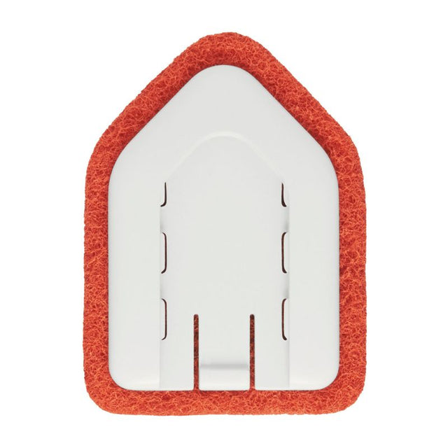 Replacement scrubber head for OXO Extendable Tub & Tile Scrubber, designed for deep cleaning and hard-to-reach areas.