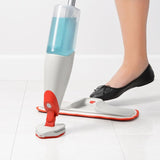 OXO - Microfiber Spray Mop with Slide-Out Scrubber