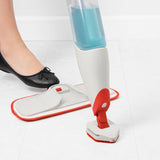 OXO - Microfiber Spray Mop with Slide-Out Scrubber