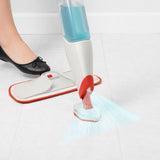 OXO - Microfiber Spray Mop with Slide-Out Scrubber