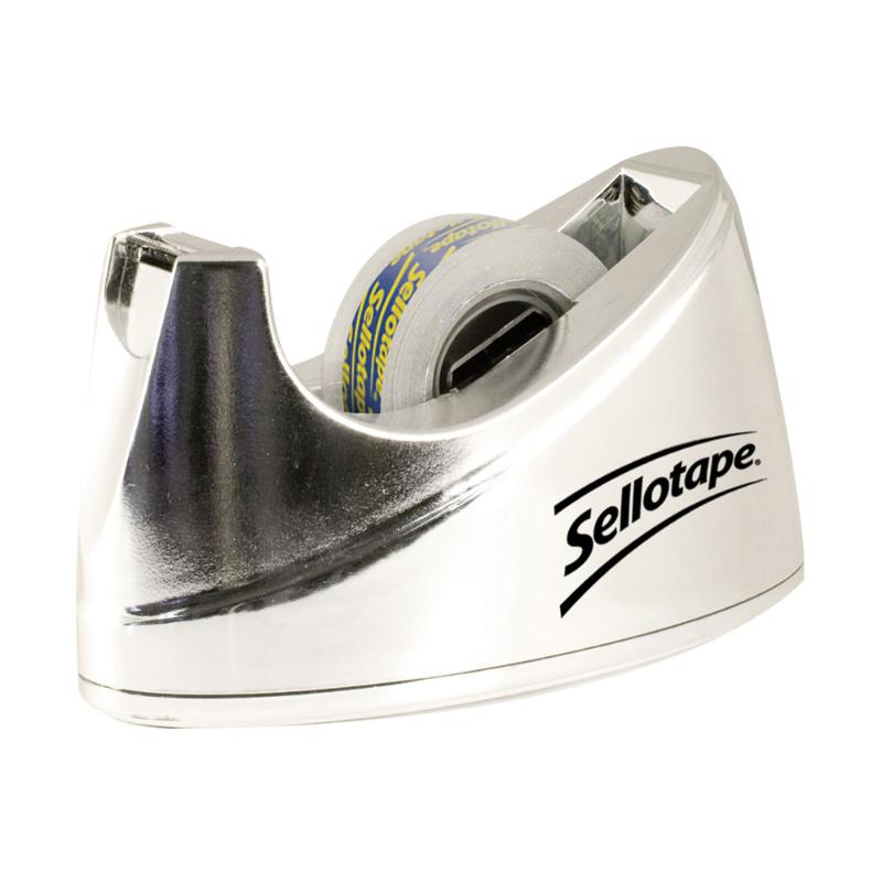 Sellotape Chrome Dispenser - Small