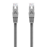 Alogic Grey CAT6 Network Cable - 10m, high-speed ethernet for reliable connectivity, featuring durable 24AWG copper and gold RJ45 connectors.