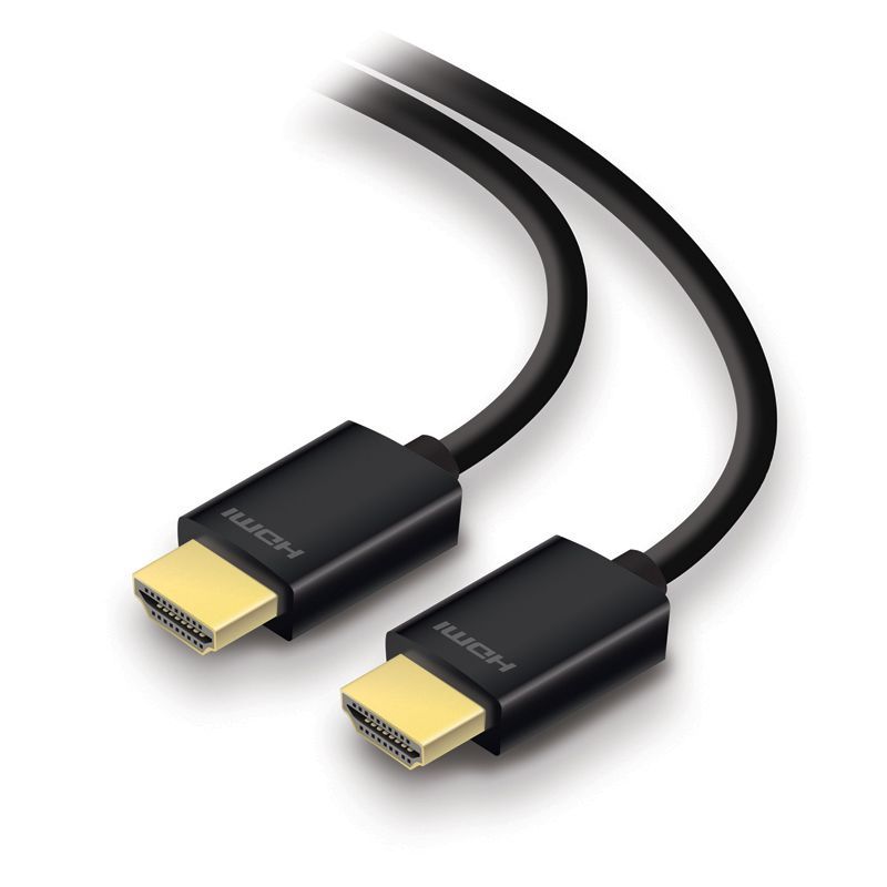 Alogic High Speed HDMI Cable with Ethernet, 4K@60Hz, durable Carbon Series construction, and 24K gold-plated contacts.