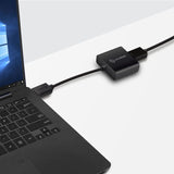 Alogic 20cm DisplayPort to HDMI adapter with 4K@60Hz support, featuring gold-plated connectors and durable shielding.