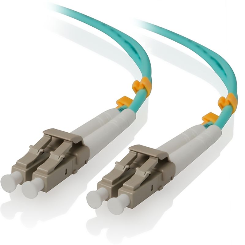 Alogic LC-LC 10GbE Duplex Fibre Cable, 1.5m, OM3, LSZH jacket for safe indoor use, ideal for reliable high-speed networking.