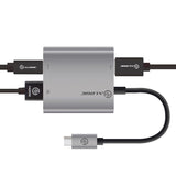 Alogic USB-C MultiPort Adapter with HDMI 4K, USB 3.0 ports, and Power Delivery, ideal for seamless connectivity and charging.