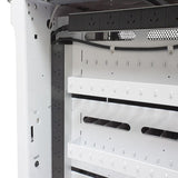 Alogic Smartbox charging trolley holding up to 32 devices, featuring cable management and mobility with castors.