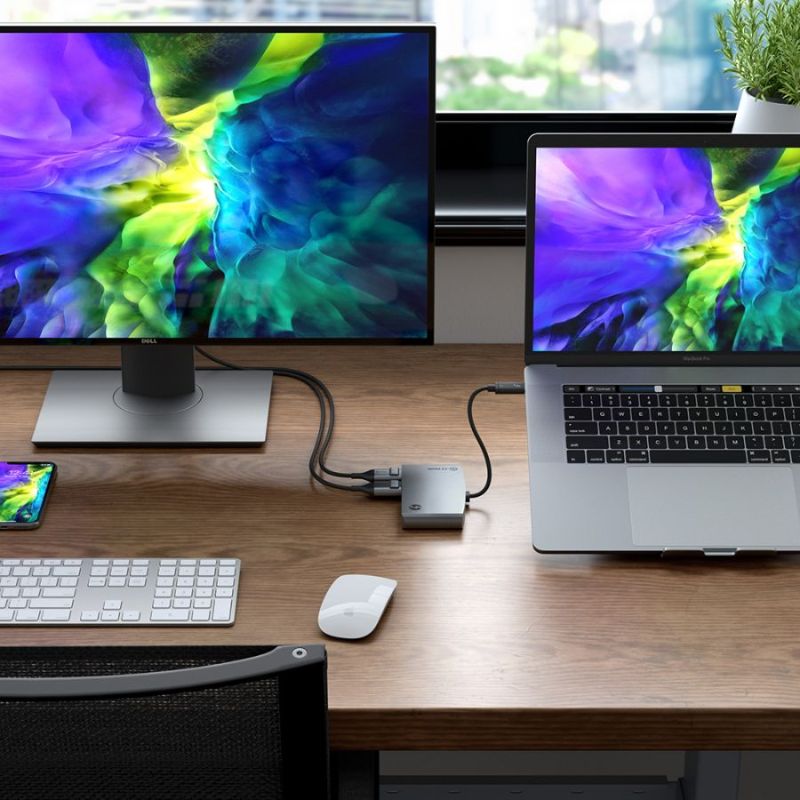 Alogic ThunderBolt 3 Portable Docking Station with dual 4K DisplayPort, designed for multitasking and enhanced connectivity.