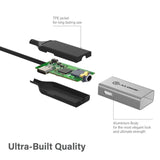 Alogic 10cm USB-C (Male) to 3.5mm Audio (Female) & USB-C (Female) Charging Combo