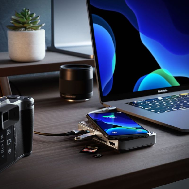 Alogic USB-C Dock Wave | ALL-IN-ONE / USB-C Hub with Power Delivery, Power Bank