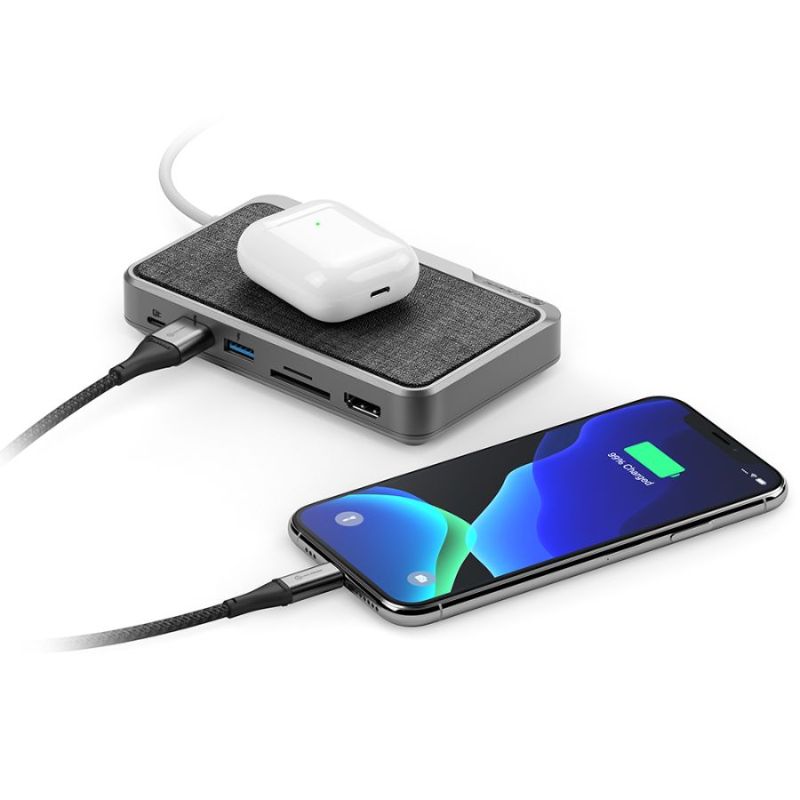 Alogic USB-C Dock Wave | ALL-IN-ONE / USB-C Hub with Power Delivery, Power Bank