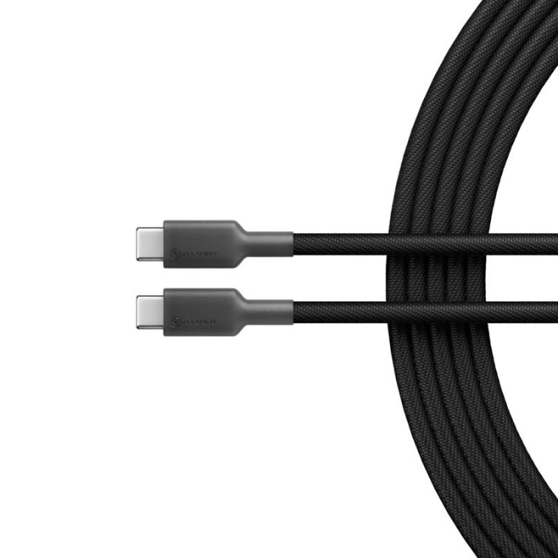 Alogic Elements Pro USB 2.0 USB-C to USB-C Cable 1m Black â€“ 5A/ 480Mbps